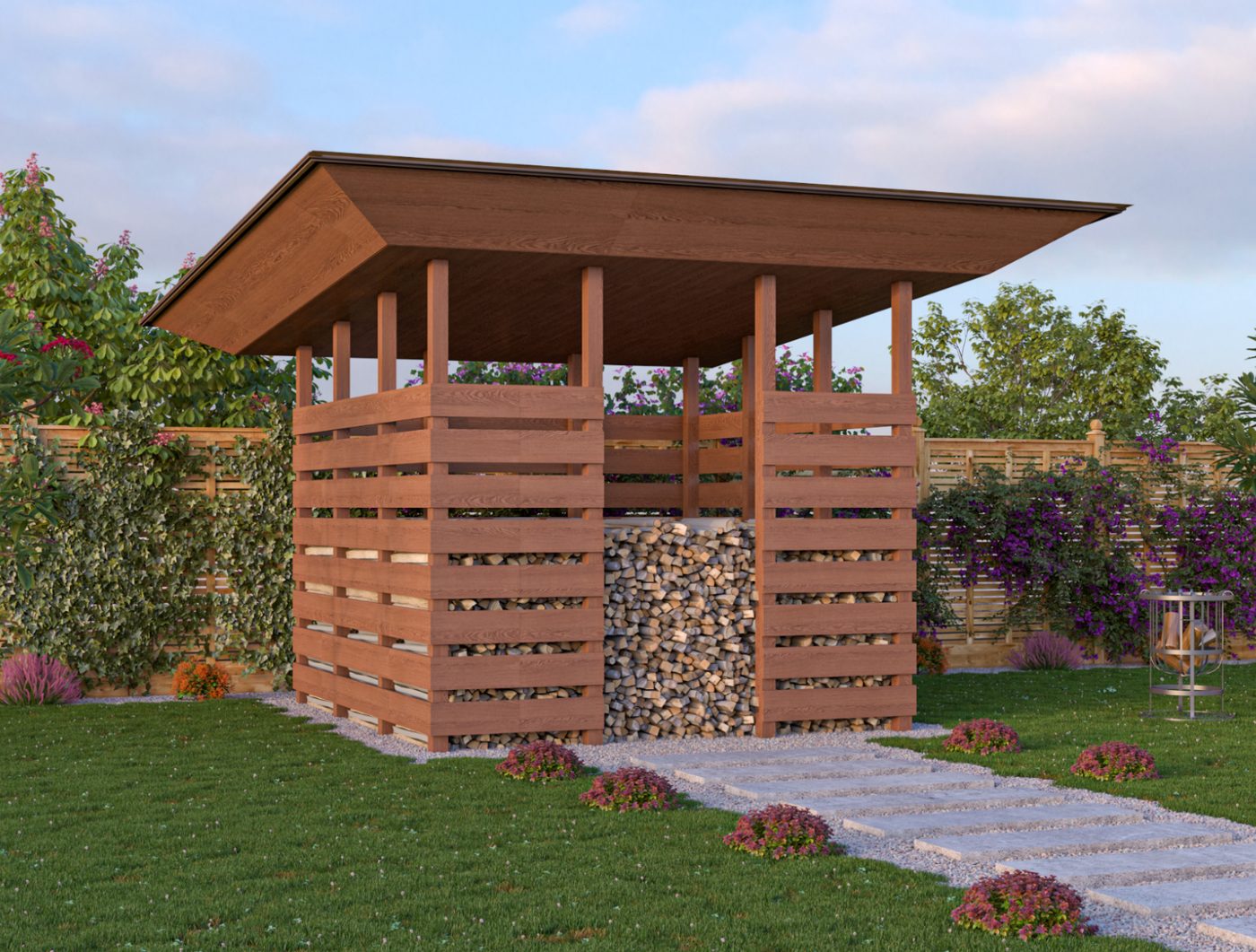 10x10 Firewood Shed 10x10 shed plan blueprint