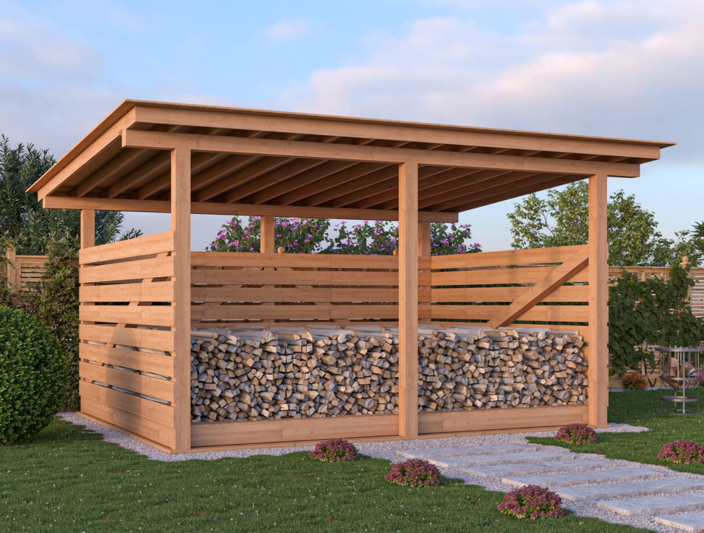 12x16 Firewood Shed 12x16 shed plan blueprint