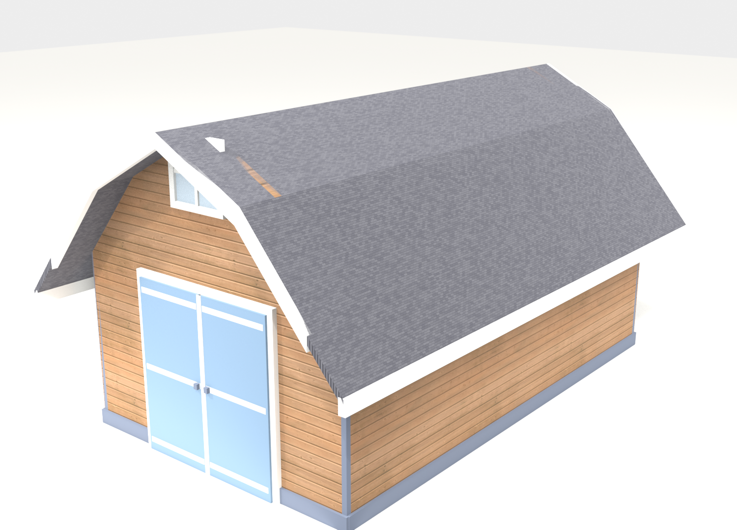 12x20 Gambrel Barn Shed 12x20 shed plan blueprint