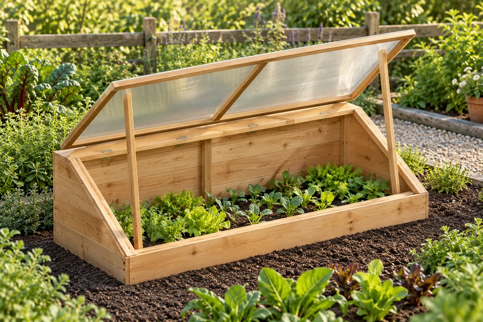 2x6 Cold Frame design visualization