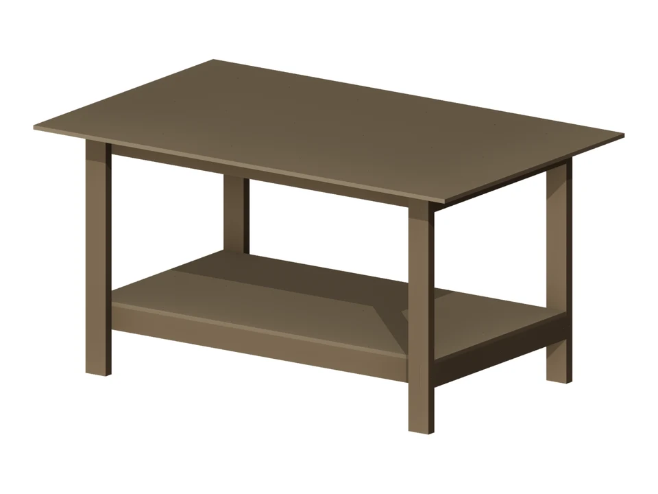 Five-Foot Workbench design render
